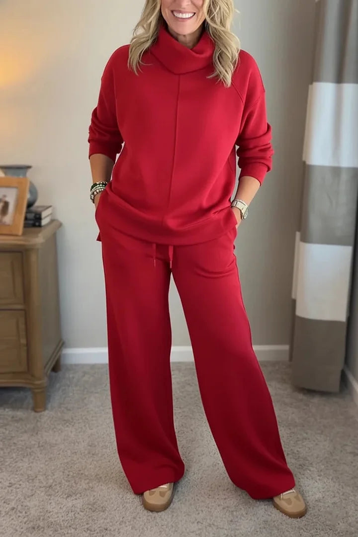 Colleen | Casual Turtle-neck 2 Piece
