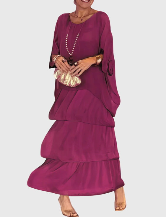 Susan | Vestido longo e fluido elegante