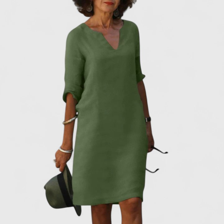 Taylor | Vestido Confortável com Decote em V