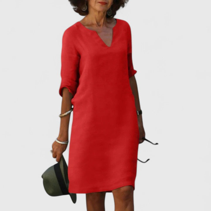 Taylor | Vestido Confortável com Decote em V