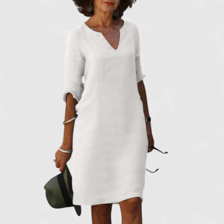 Taylor | Vestido Confortável com Decote em V