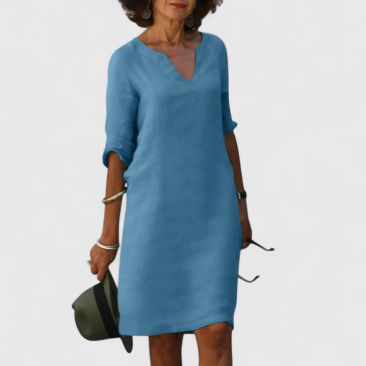 Taylor | Vestido Confortável com Decote em V
