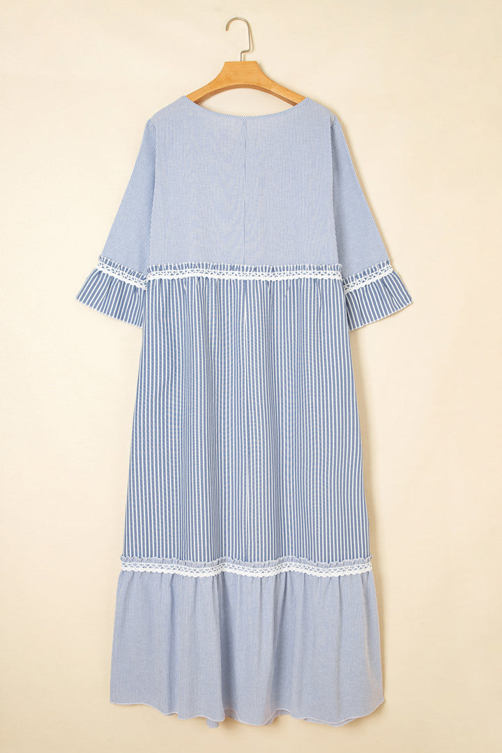 Skyline | Stripe Maxi Dress