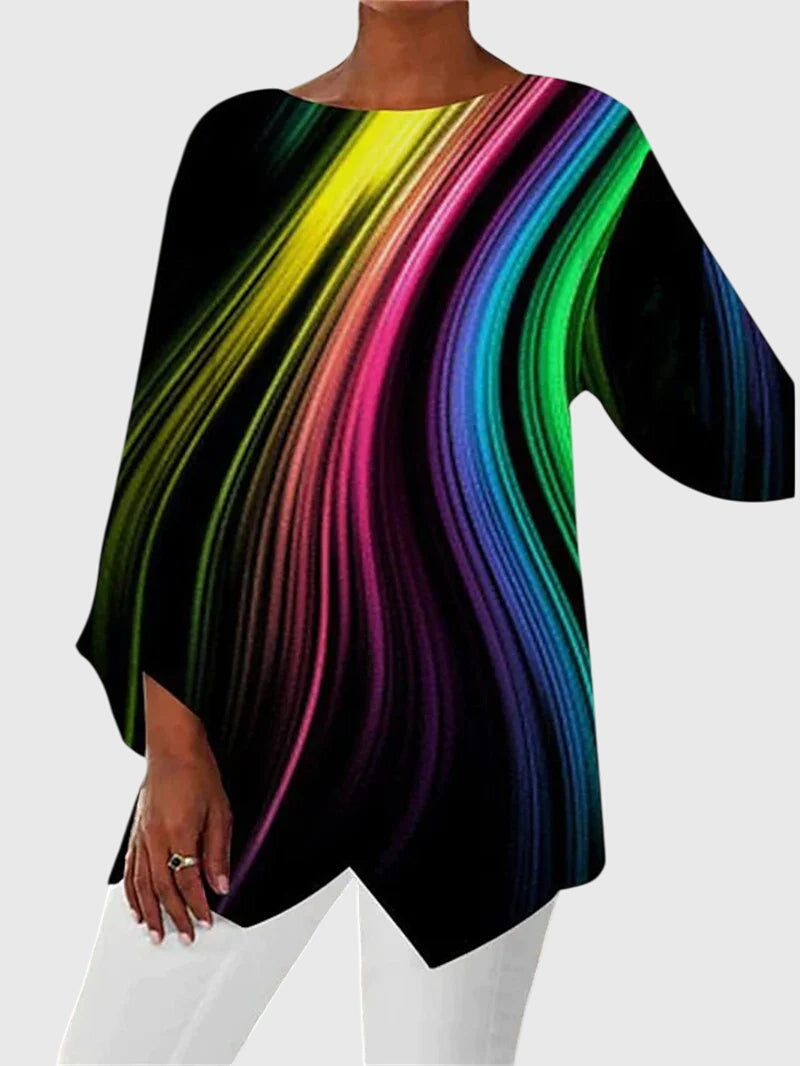 Alayah | Blusa Elegante com Gola Redonda