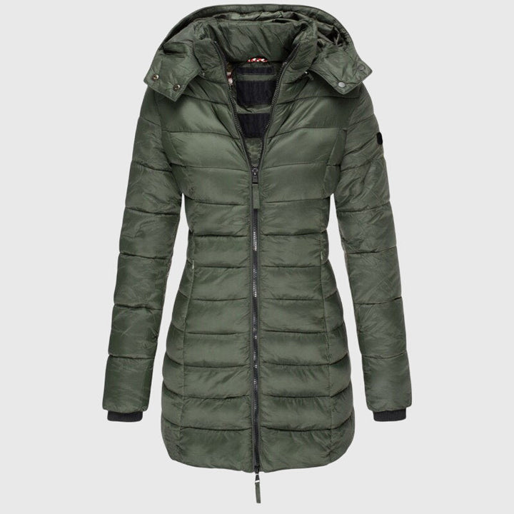 Justice | Chaqueta Larga de Plumas