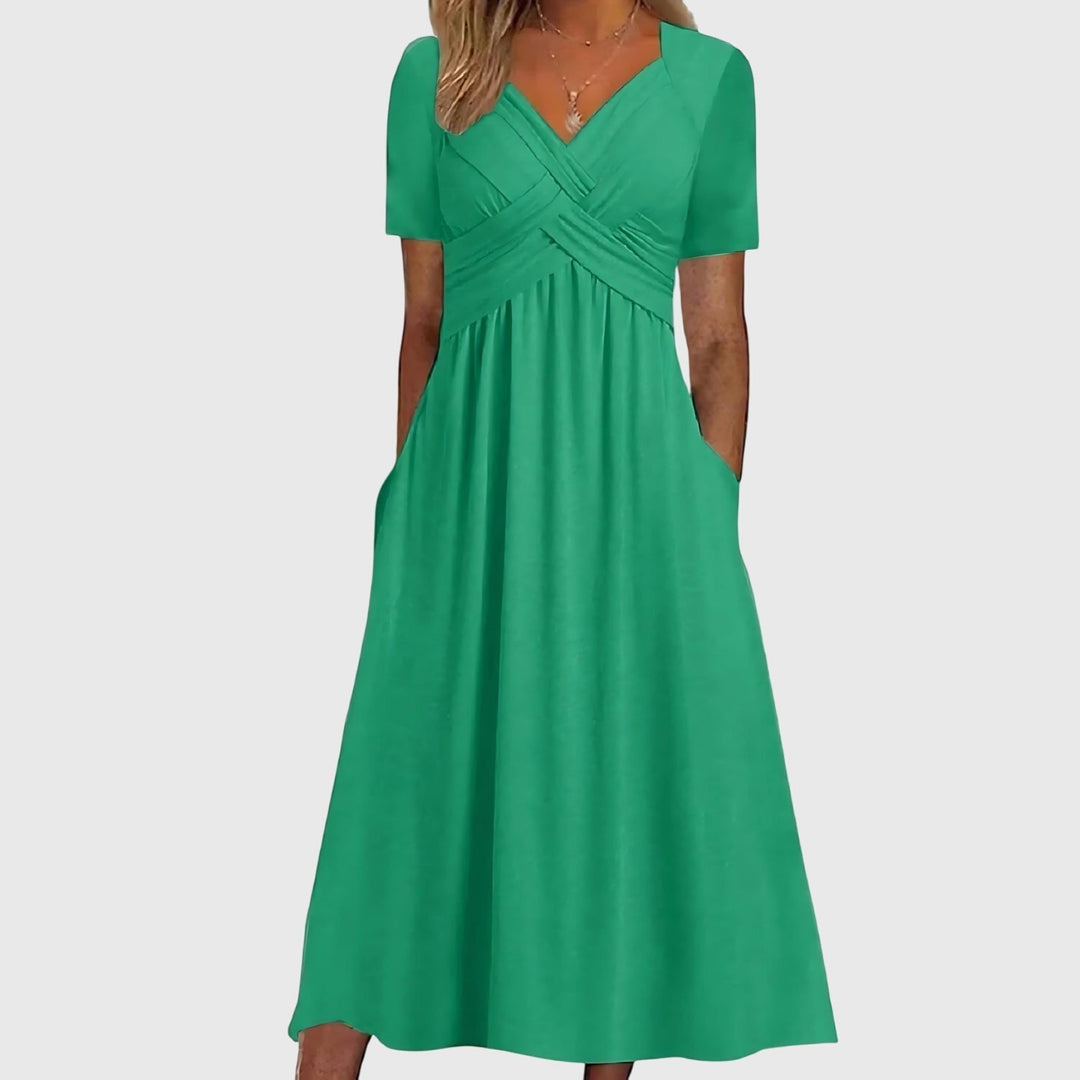 Manola | Vestido Midi com Cobertura para Barriga