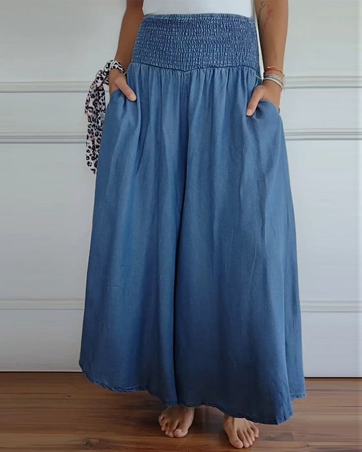 Jasper | Pantalones con cintura fruncida y ajuste fluido