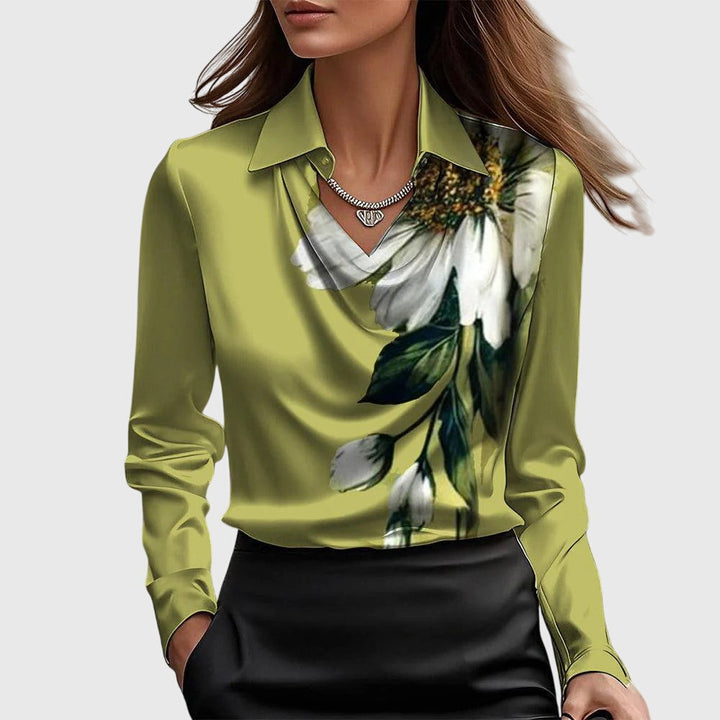 Zoe | Blusa elegante de satén