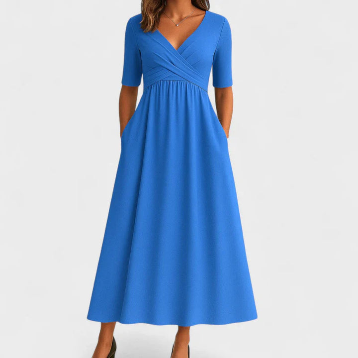 Phoebe | Vestido midi elegante