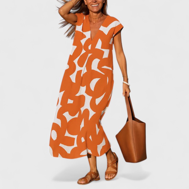 Valery | Vestido fluido com decote em V