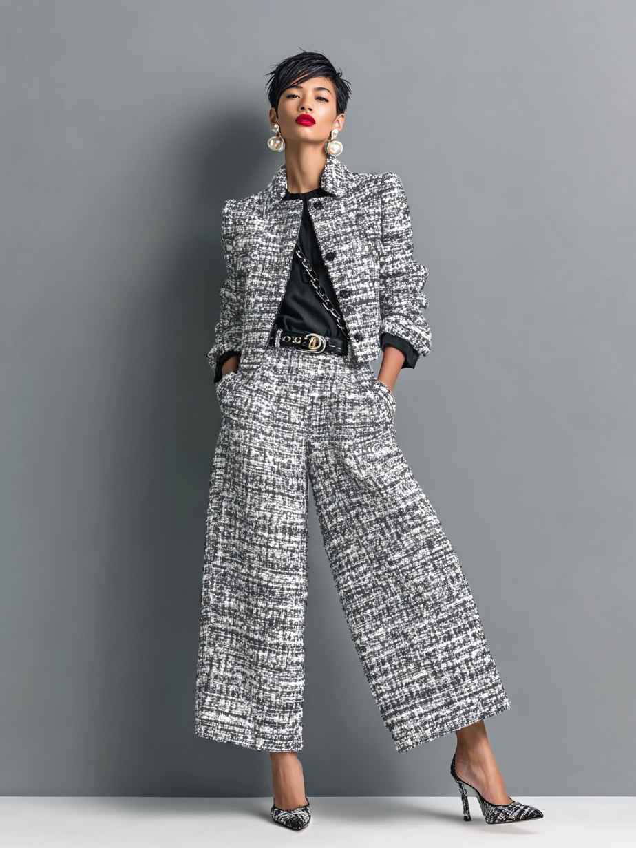 Akira Stylish Two-Piece Set | Modern Tailored Co-Ord