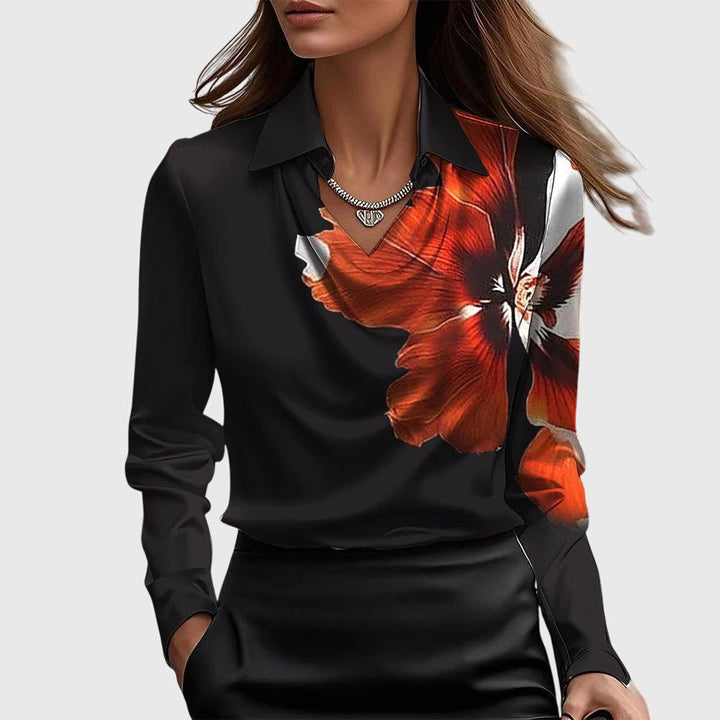 Zoe | Blusa elegante de satén