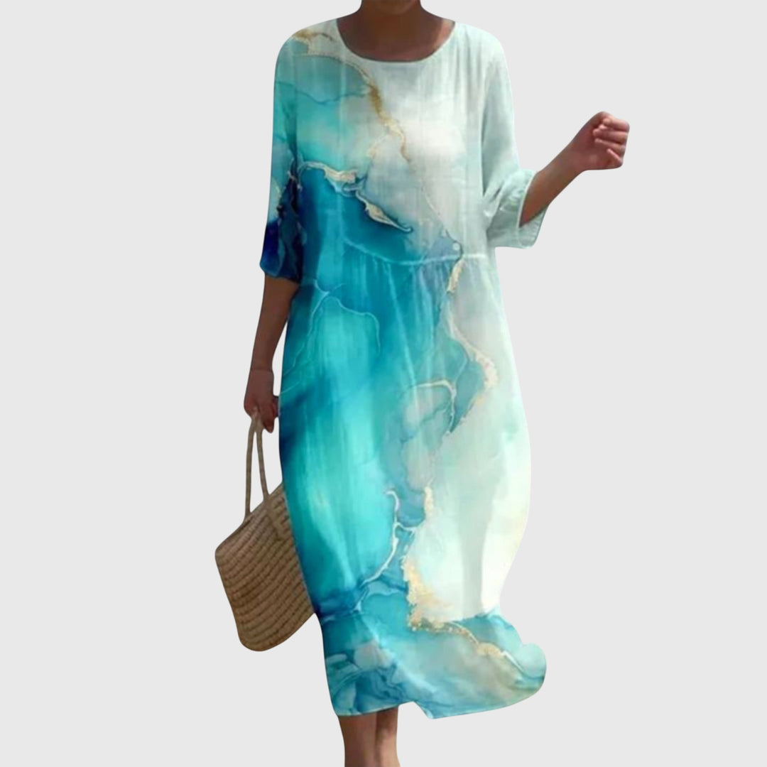 Hayley | Vestido Longo Floral Estiloso
