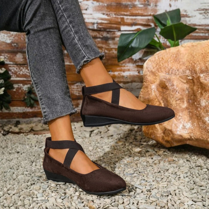 ANGEL - Comfy Closed Wedge Slip-On Shoes