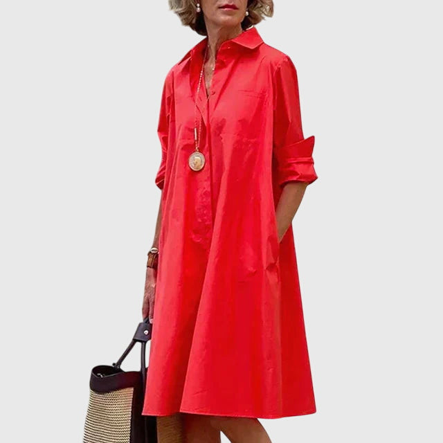 Paige - Vestido Elegante com Bolsos