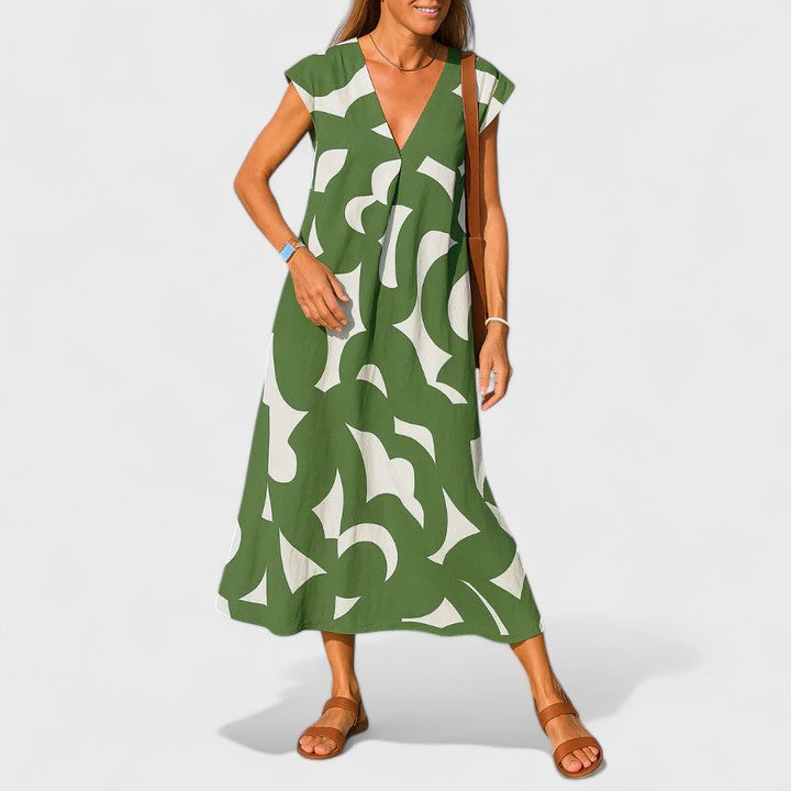 Valery | Vestido fluido com decote em V