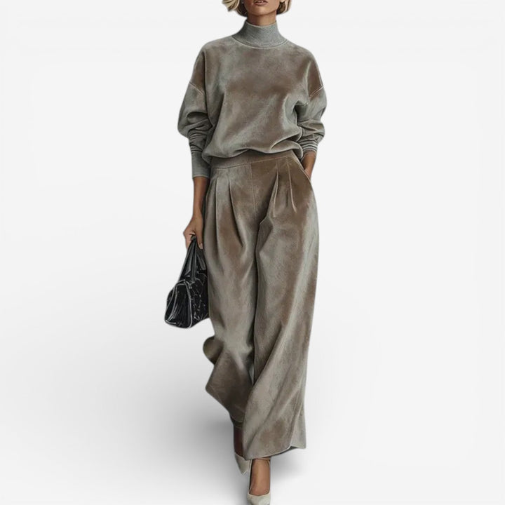 Evangeline Contemporary Set | Modern Relaxed Two Piece Set