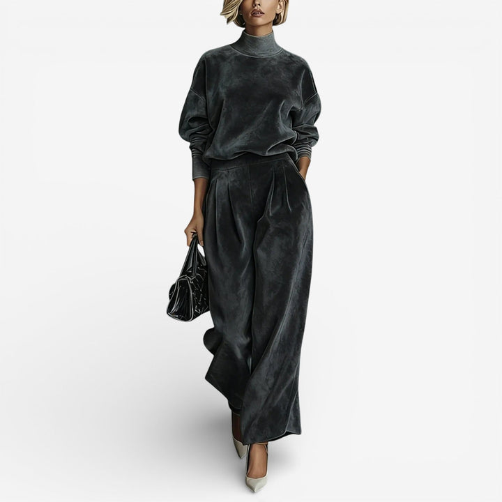 Evangeline Contemporary Set | Modern Relaxed Two Piece Set