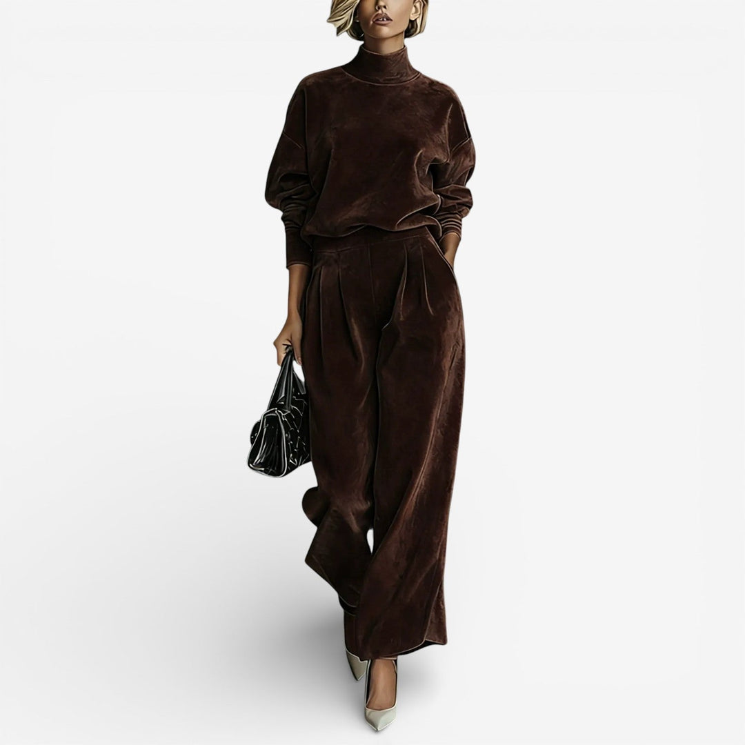 Evangeline Contemporary Set | Modern Relaxed Two Piece Set