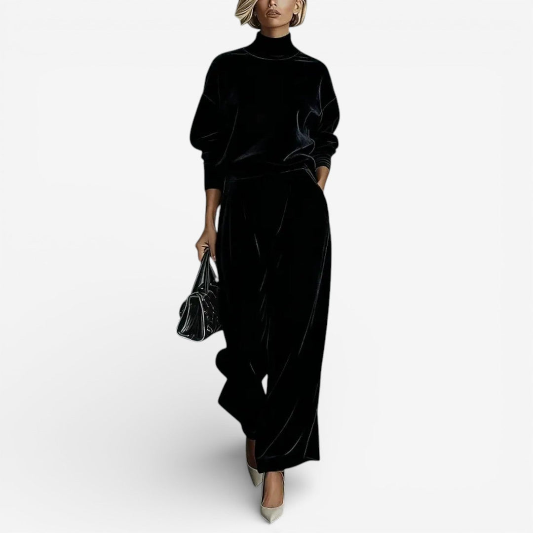 Evangeline Contemporary Set | Modern Relaxed Two Piece Set