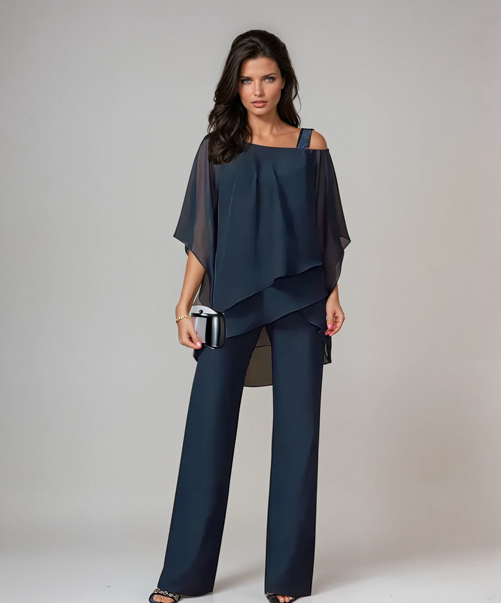 Mariella Two-Piece Layered Set | Relaxed Elegant Co-Ord Set