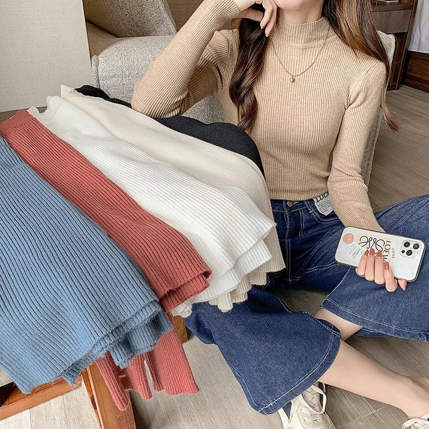 Suéter de gola alta em cashmere Luna