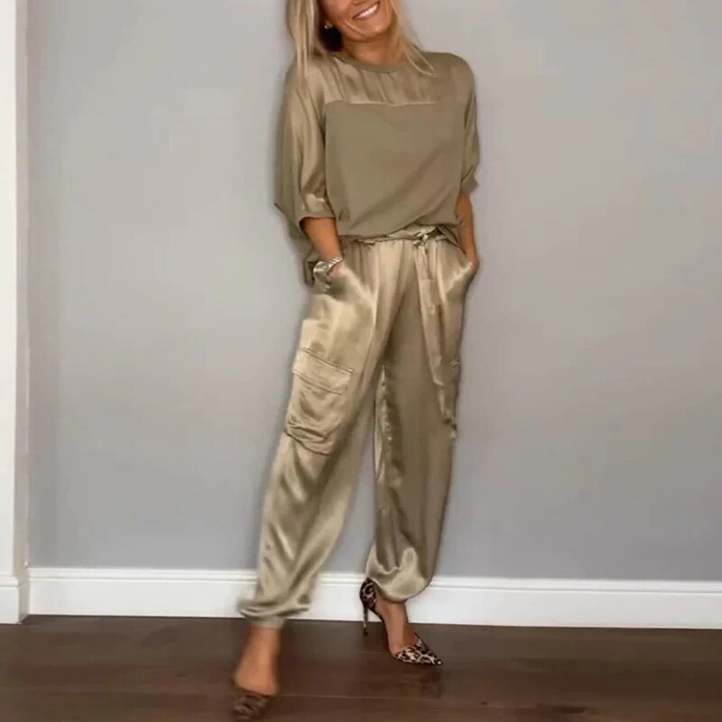Elly | Conjunto Casual de Dos Piezas para Mujer
