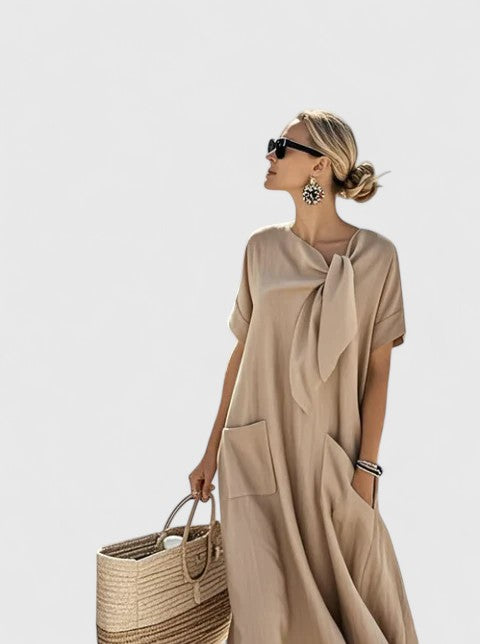 Antonina | Vestido con cobertura para el abdomen
