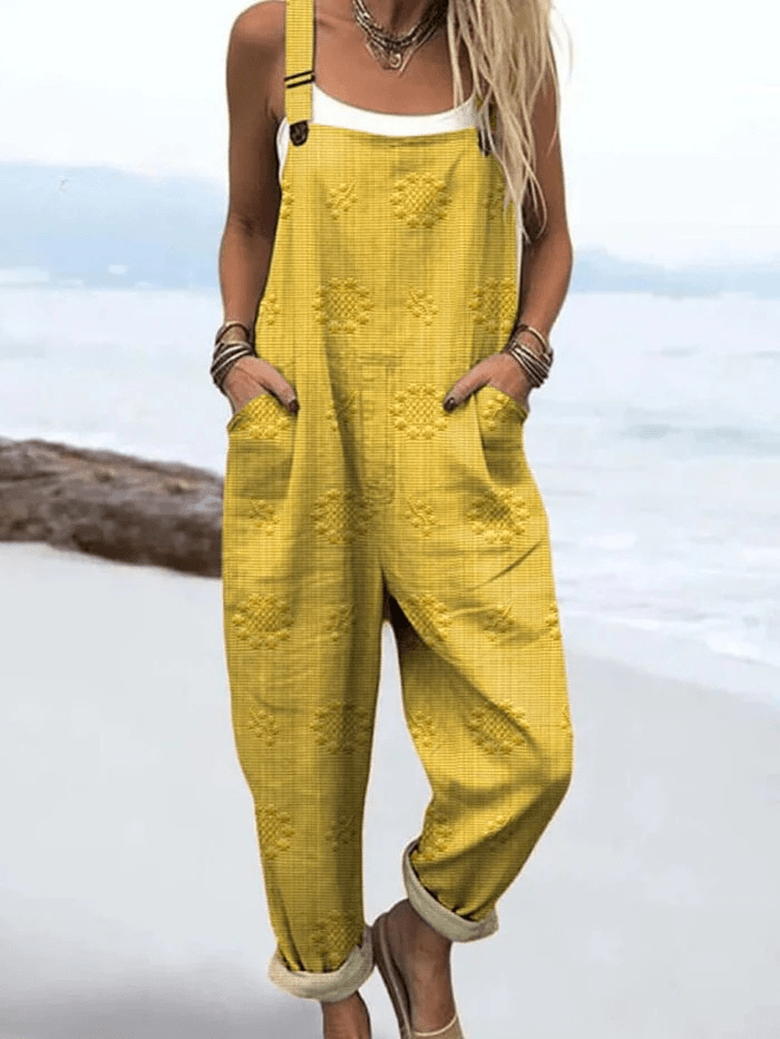 Petra - Vintage Floral Jumpsuit