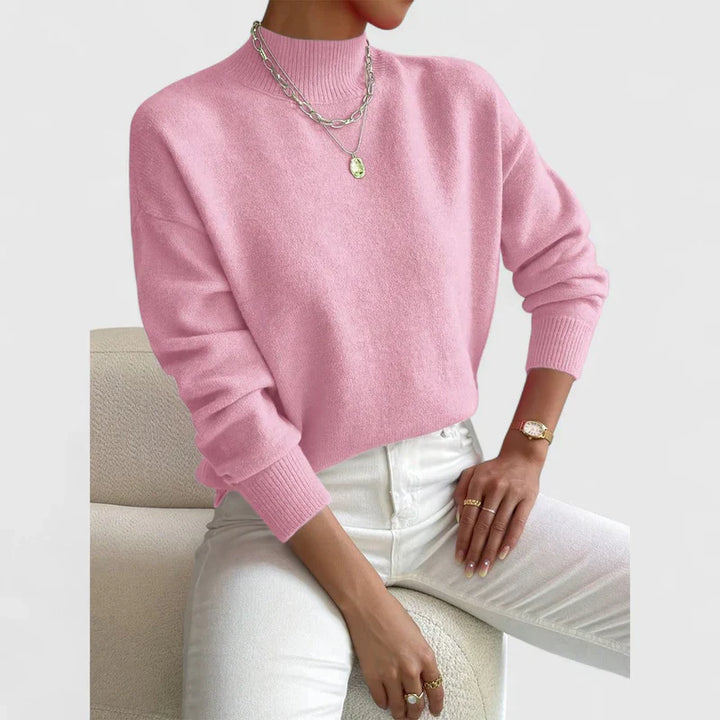 Isla | Suéter rosa de punto