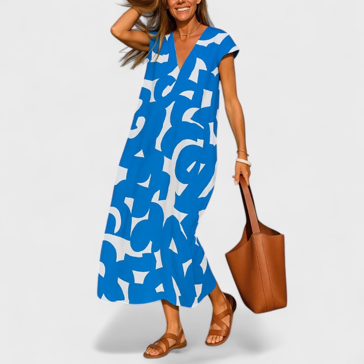 Valery | Vestido fluido com decote em V