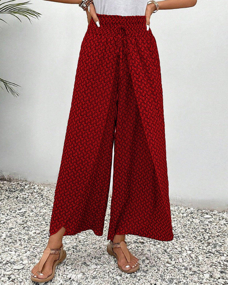 LUNARA - WOMEN'S WIDE-LEG TROUSERS