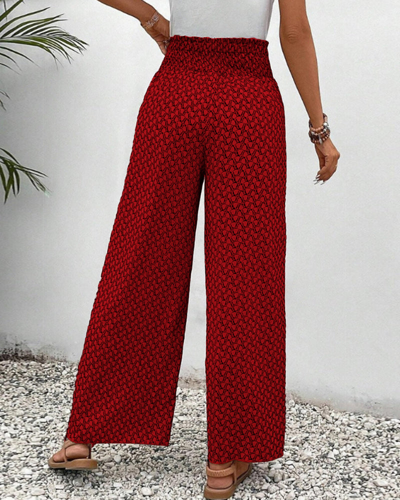 LUNARA - WOMEN'S WIDE-LEG TROUSERS