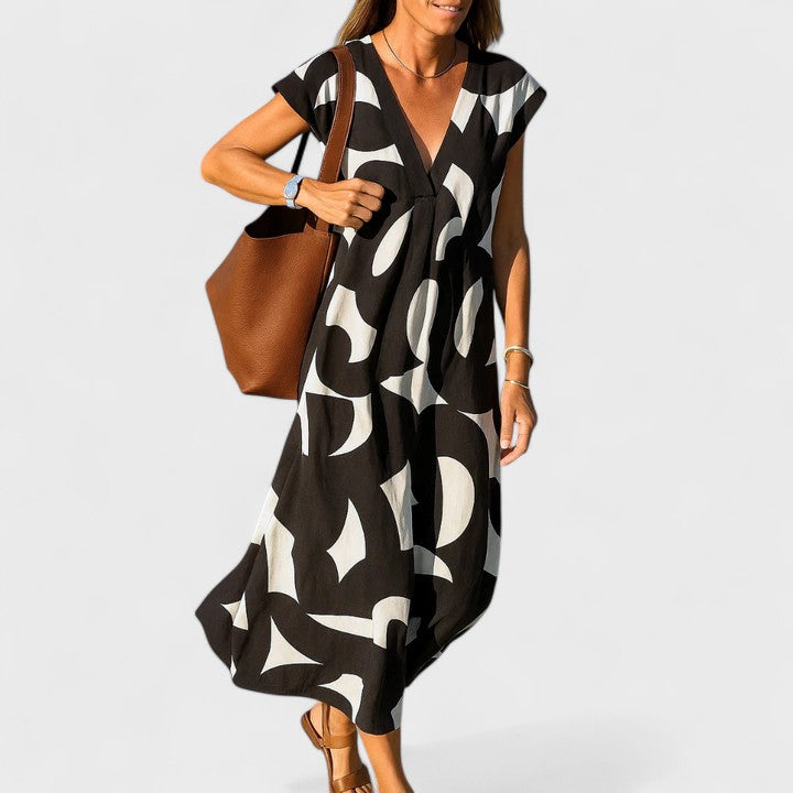 Valery | Vestido fluido com decote em V