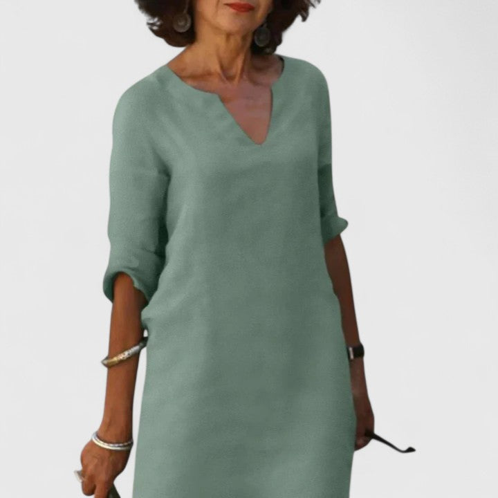 Taylor | Vestido Confortável com Decote em V
