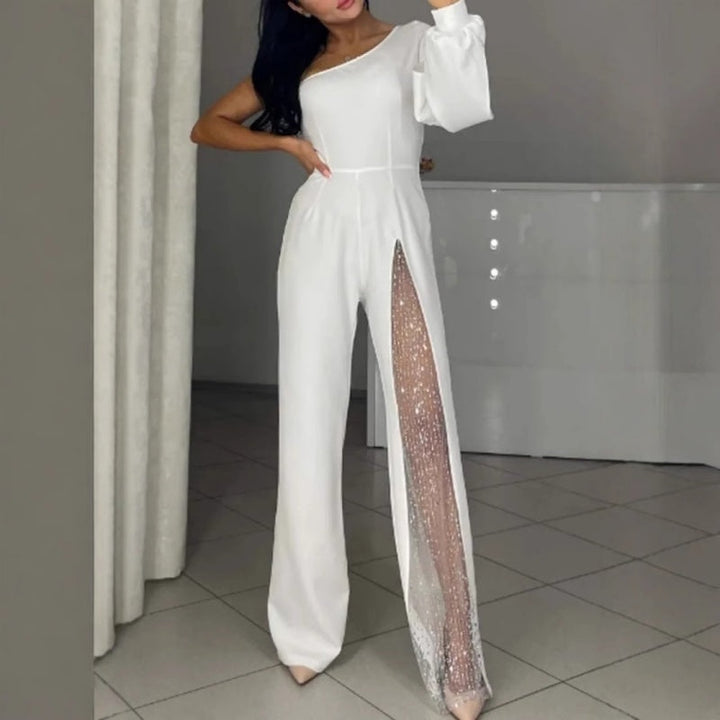Ally One-Shoulder Flared Short Romper | Stylish Summer Romper