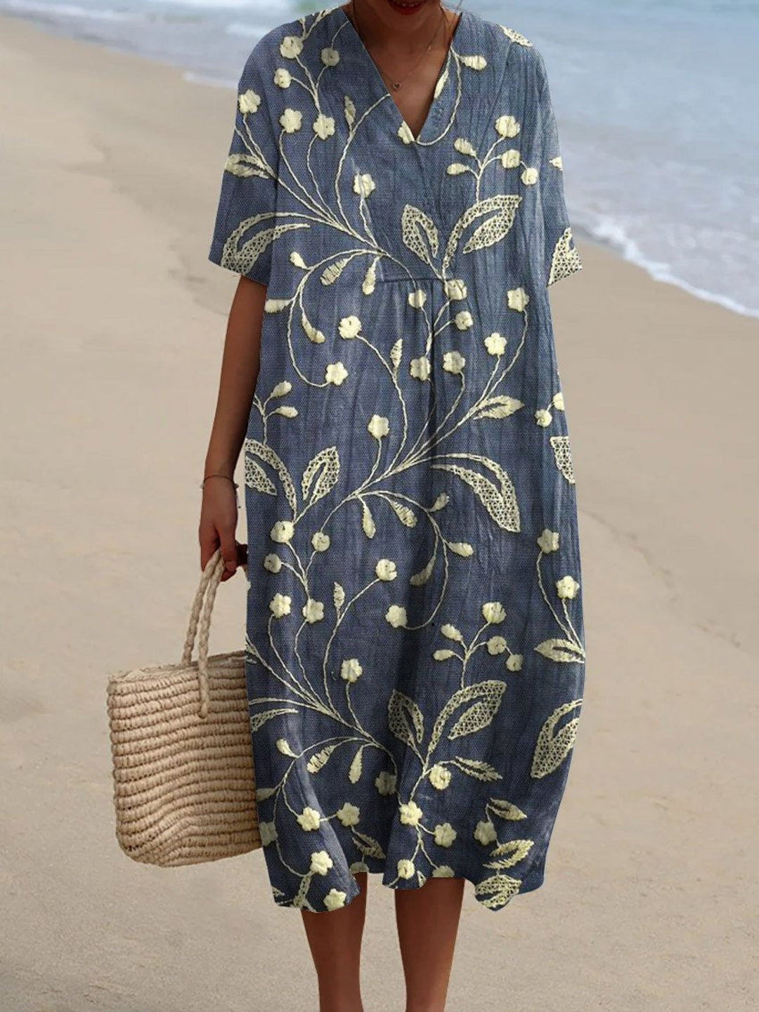 Lieke - Vestido Vintage con Flores