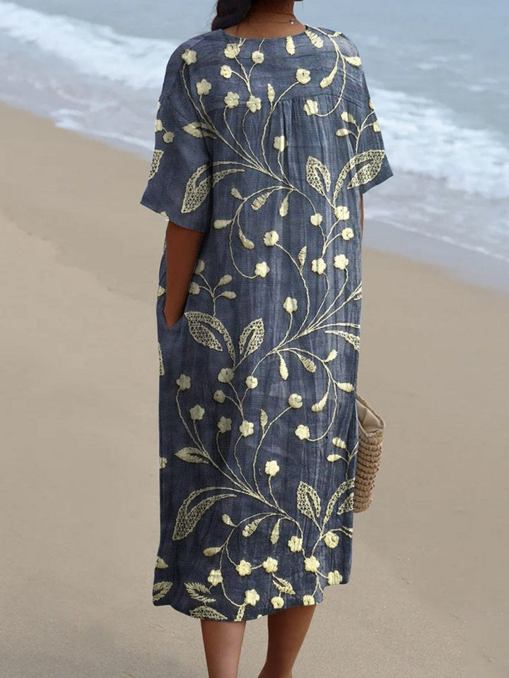 Lieke - Vestido Vintage con Flores